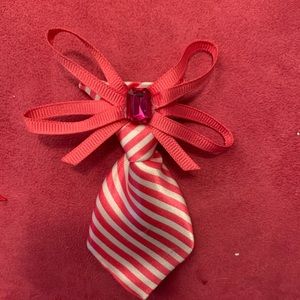 Tie hair clip